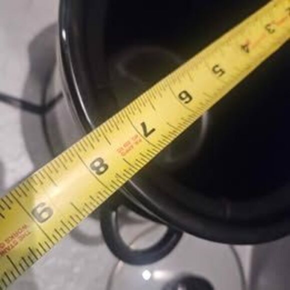 Crock Pot Mini 2 Quart with Lid. Black Removable Crock - Picture 6 of 6